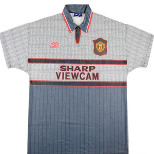 Manchester United 1995-1996 Away Shirt (L) (Very Good) (Scholes 22)_2