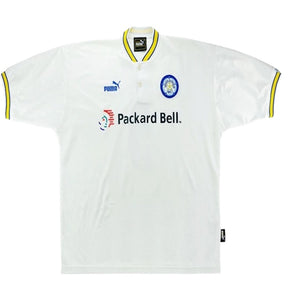 Leeds United 1996-99 Home Shirt (M) (Excellent)_0