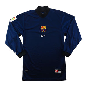 Barcelona 1998-1999 Long Sleeve Goalkeeper Shirt (XL) (Excellent)_0