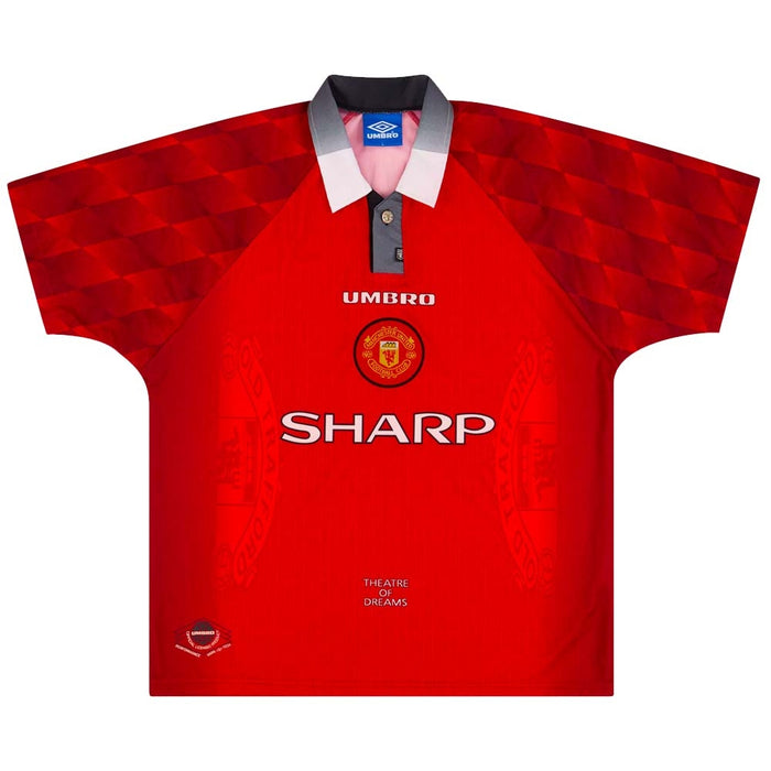 Manchester United 1996-98 Home Shirt (L.Boys) (Excellent)