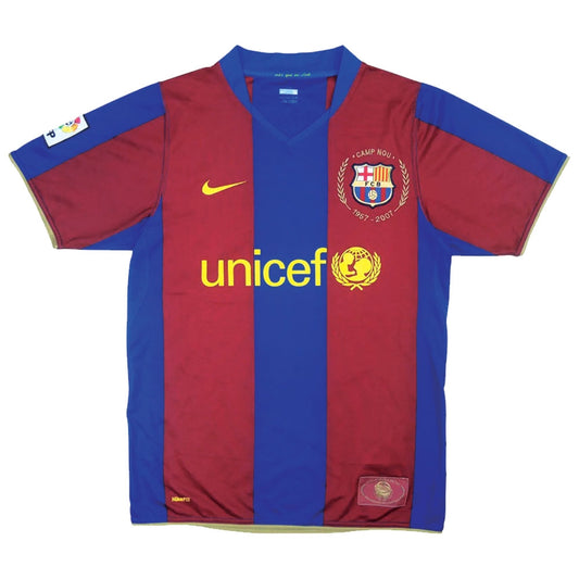 Barcelona 2007-08 Home Shirt (XL) (Excellent)_0