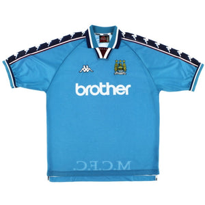 Manchester City 1997-99 Home Shirt (XL) (Very Good)_0