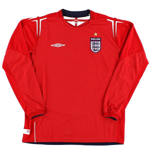 England 2004-2006 Long Sleeve Away Shirt (L) (Excellent)_0