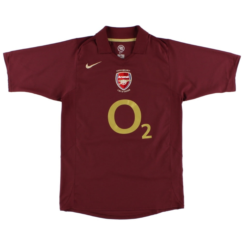 Arsenal shirt 2005 on sale