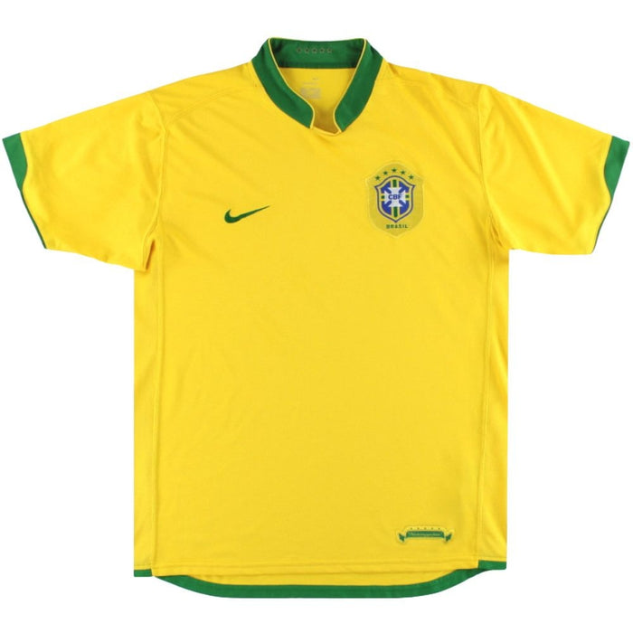 Brazil 2006-08 Home Shirt (2XL) (Good)