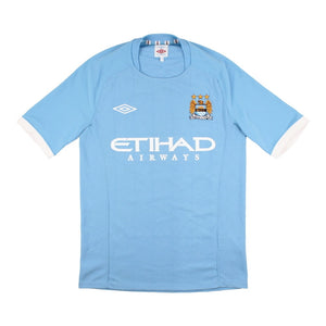 Manchester City 2010-11 Home Shirt (XL) Balotelli #45 (Excellent)_1