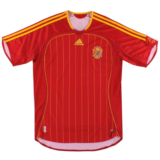 Spain 2006-08 Home Shirt (L) (Mint)_0