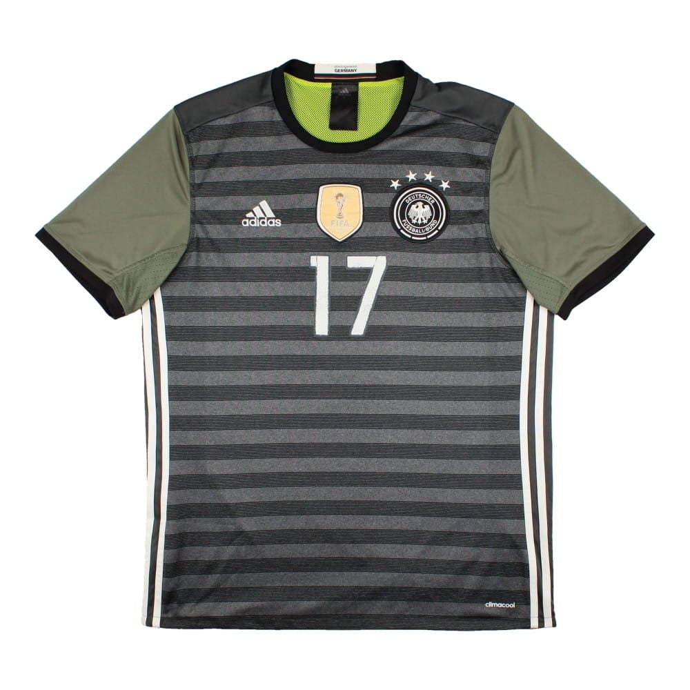 Germany 2016-2017 Away Shirt (Boateng #17) ((Excellent) L)_1