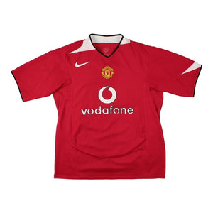 Manchester United 2004-2006 Home Shirt (Saha 9) ((Good) M)_1