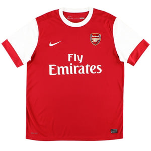 Arsenal 2010-2011 Home Shirt (XL) (Good)_0