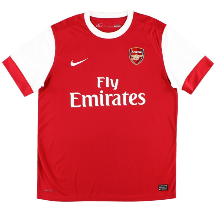 Arsenal 2010-2011 Home Shirt (XL) (Good)