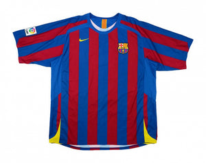 Barcelona 2005-06 Home Shirt (M) (Very Good)_0