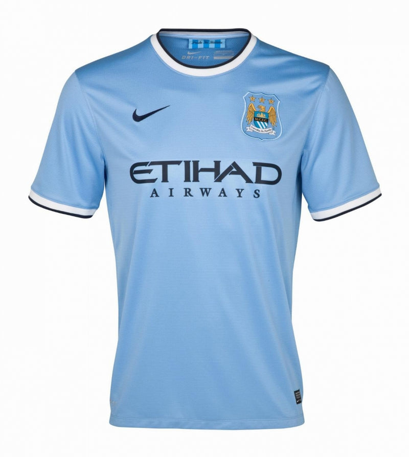 Manchester City 2013-14 Home Shirt (M) (Good)_0