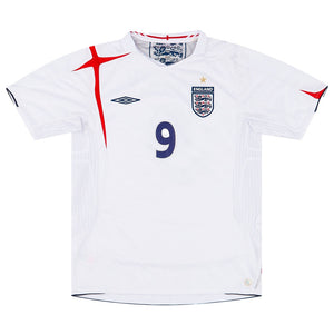 England 2005-07 Home Shirt (Rooney #9) (Excellent)_1