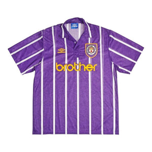 Manchester City 1992-1994 Away Shirt (XL) (Excellent) (McMahon 4)_2