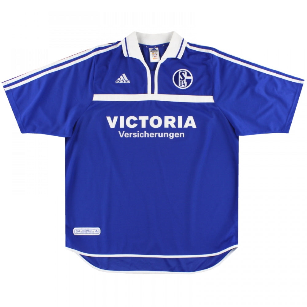 Schalke 04 2001-02 Home Shirt (Very Good) – Classic Football Kit