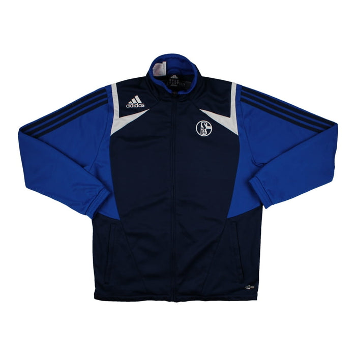 Schalke 2007-08 Adidas Long Sleeve Training Jumper (xl) (Good)