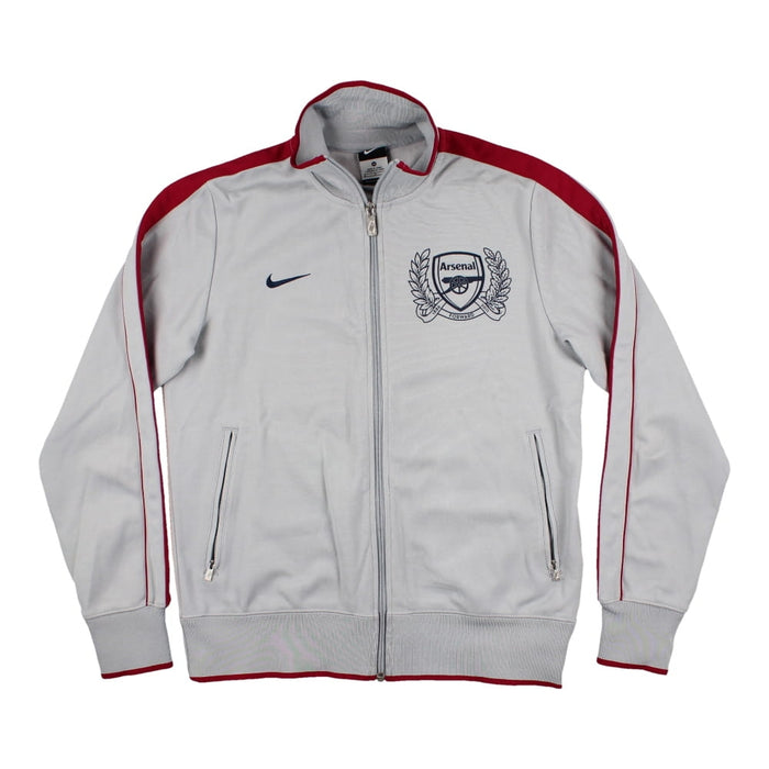 Arsenal 2011-12 Long Sleeve Football Tracksuit Top (M) (Mint)