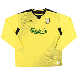 Liverpool 2004-05 Long Sleeve Away Shirt (M) (Fair) (HYYPIA 4)_2