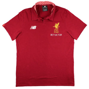 Liverpool 2017-18 Polo Shirt (L) (Excellent)_0