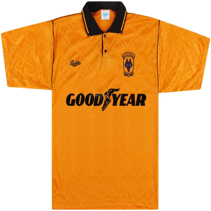 Wolves 1990-92 Home Shirt (L) (Very Good)