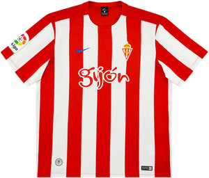 Sporting Gijon 2016-17 Home Shirt (xl) (Very Good)_0