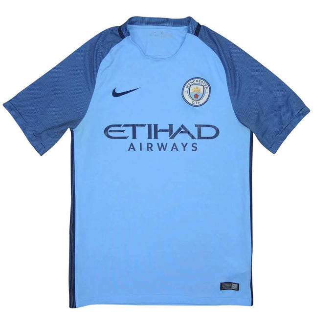Manchester City 2016-17 Home Shirt (M) (Good)_0