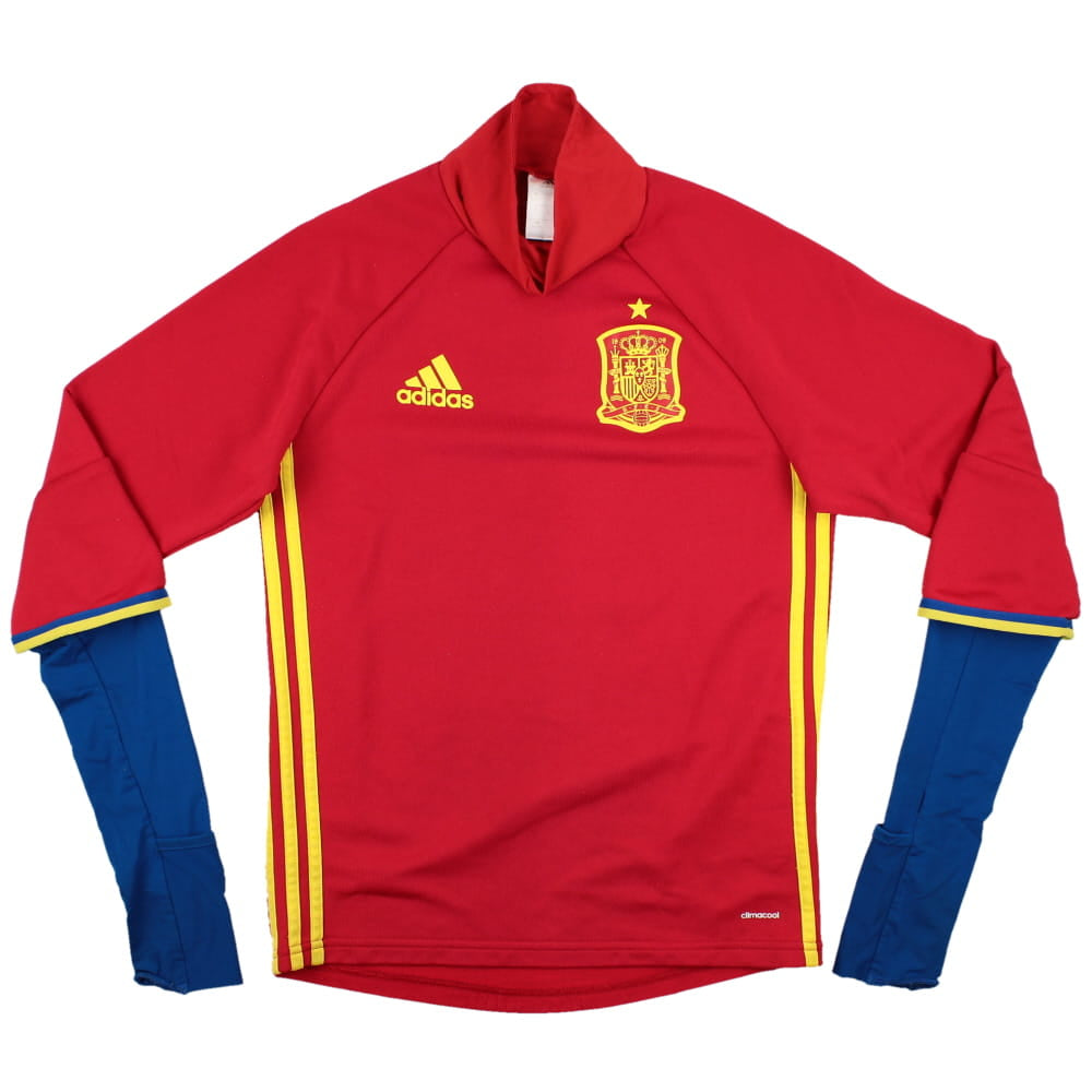 Spain 2015-16 Adidas Long Sleeve Training Top (XS) (Very Good)_0