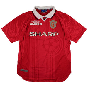 Manchester United 1999-00 European Home Shirt (L) (Excellent)_0