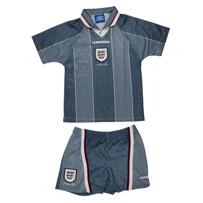 England 1995-97 Away Shirt and Shorts (Large Boys) (Good)