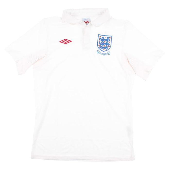 England 2009-10 Home Shirt (With South Africa Badge Detail) (XL) (Mint)