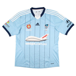 Sydney FC 2014-15 Home Shirt (L) Hawkins #9 (Very Good)_1