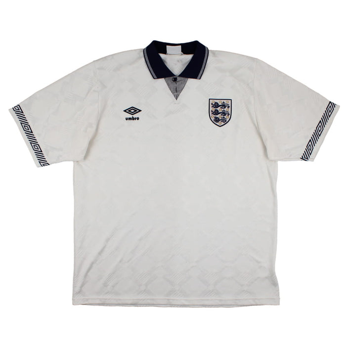 England 1990-92 Home Shirt (L) (Very Good)