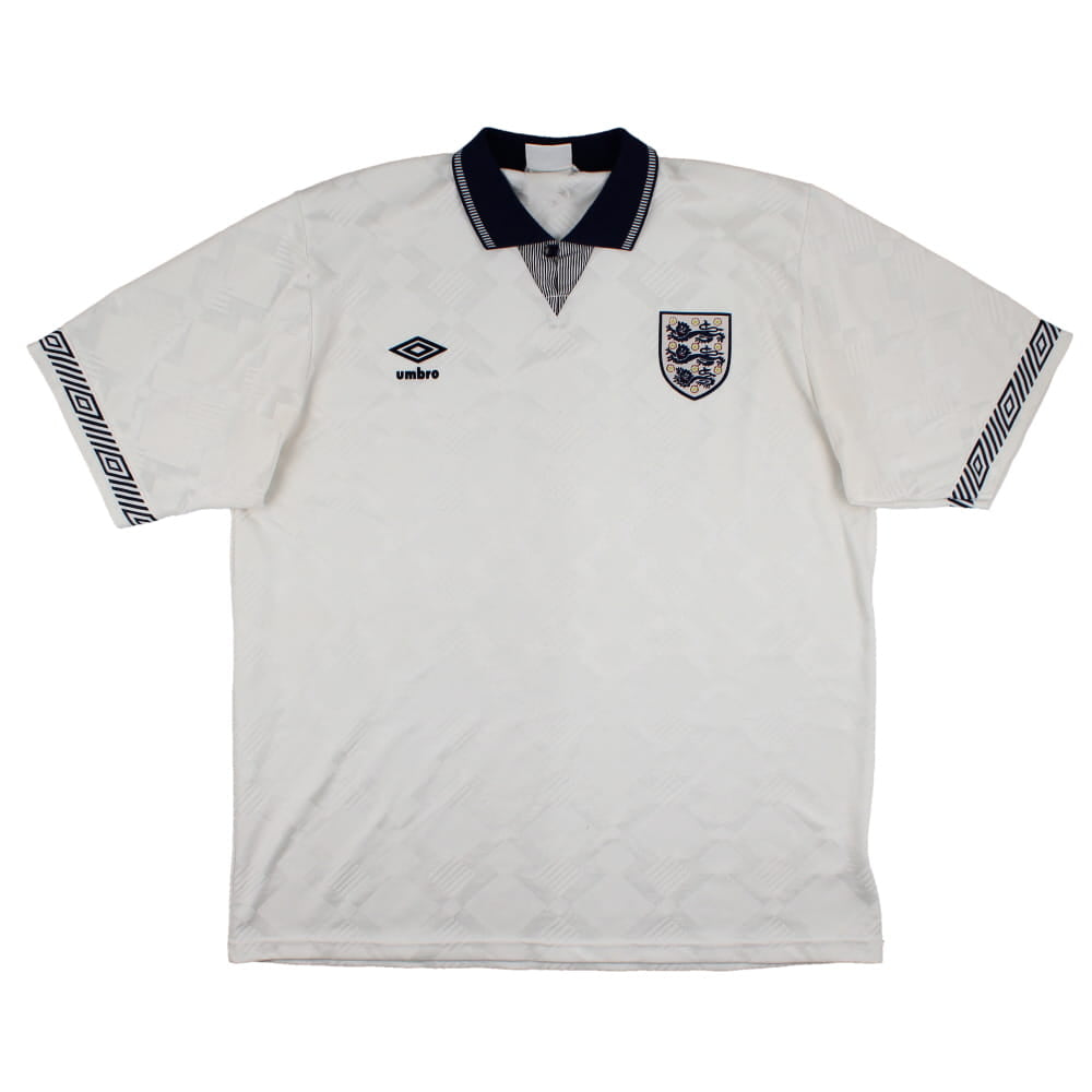 England 1990-92 Home Shirt (XL) (Excellent)_0