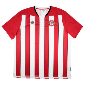 Brentford 2020-21 Home Shirt (Sponsorless) (4XL) (Excellent)_0