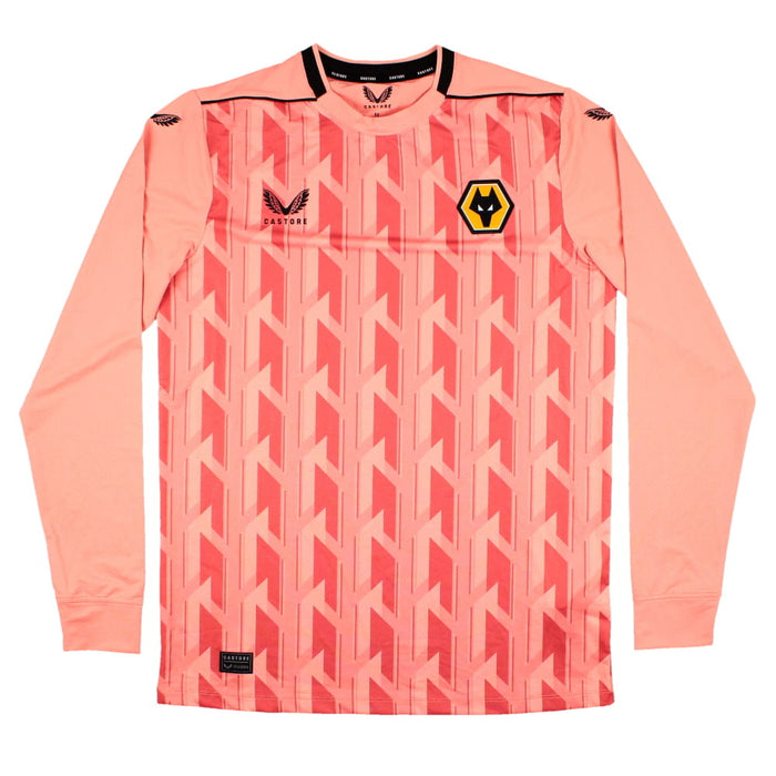 Wolves 2022-23 Long Sleeve Goalkeeper Third Shirt (Sponsorless) (XS) (Mint)