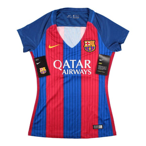 Barcelona 2016-17 Home Shirt (Women\'s) (BNWT) (Womens XS) Messi #10 (BNWT)_1