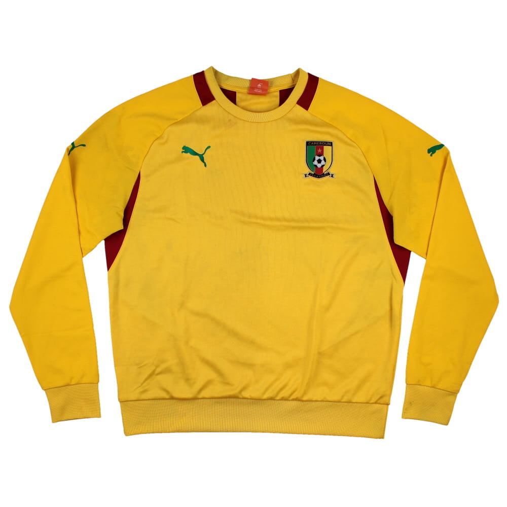 Cameroon 2012-14 Long Sleeve Puma Training Shirt (L) (Fair)_0