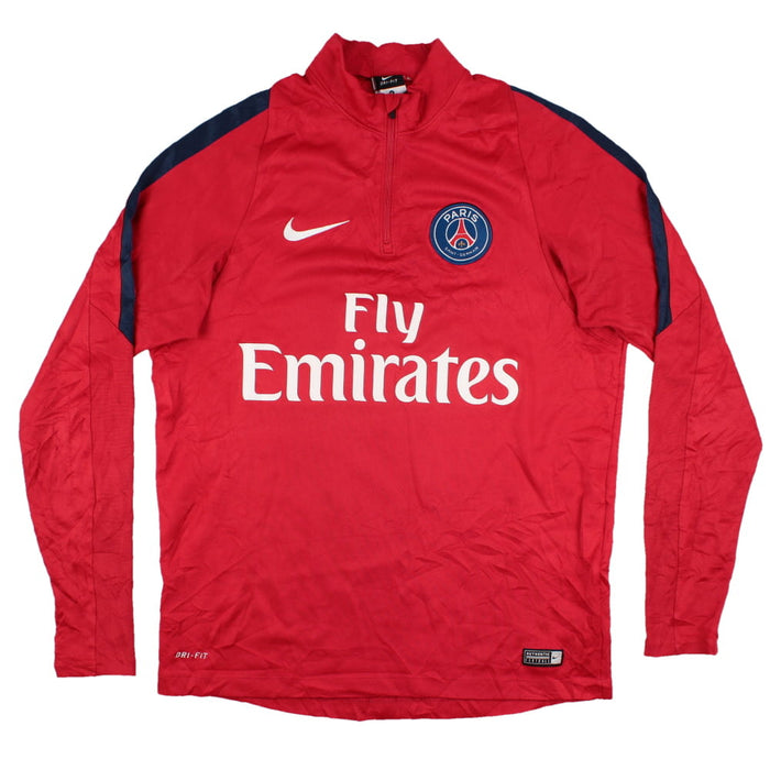 PSG 2015-16 Nike Long Sleeve Tracksuit Top (M) (Good)