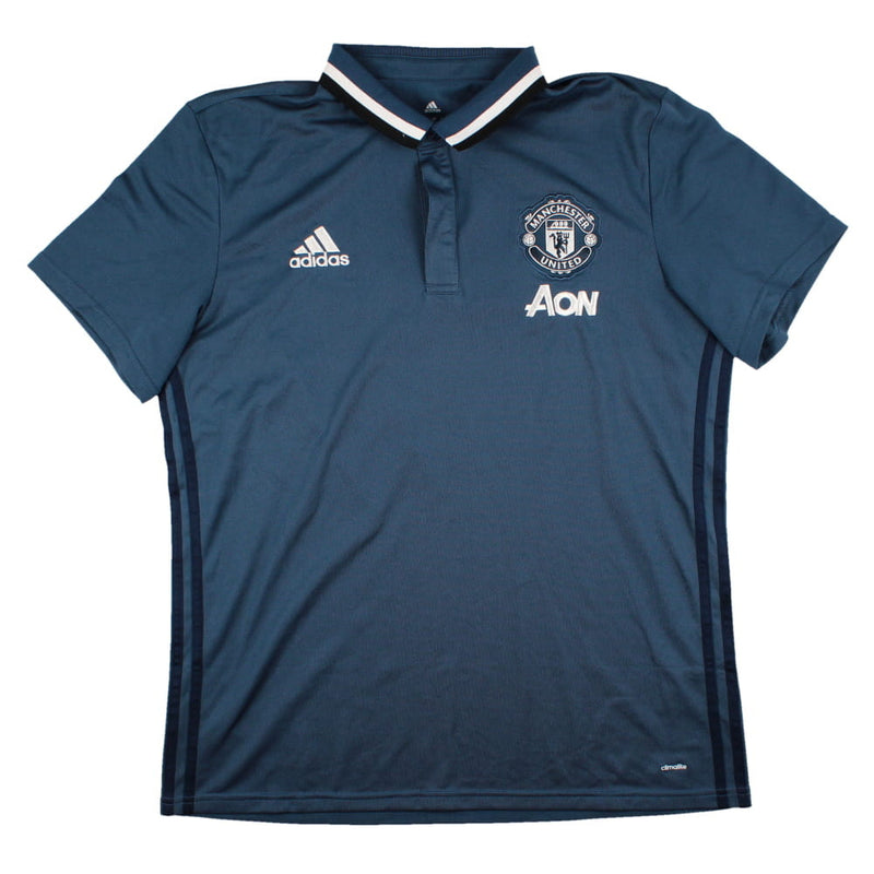 Manchester United 2016-17 Adidas Polo Shirt (XL) (Excellent)_0