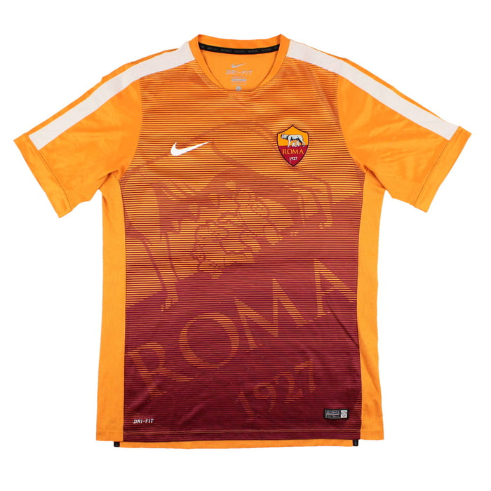 Roma 2014 15 Nike Pre Match Shirt L Good Classic Football Kit