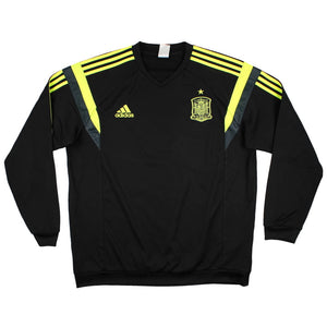 Spain 2014-15 Long Sleeve Adidas Training Shirt (XL) (Excellent)_0