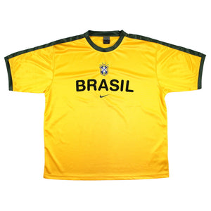 Brazil 1998-2000 Nike Training Shirt (XL) (Mint)_0