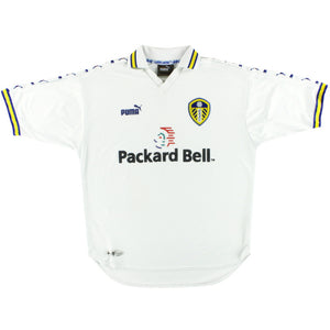 Leeds United 1998-2000 Home Shirt (L) (Excellent)_0