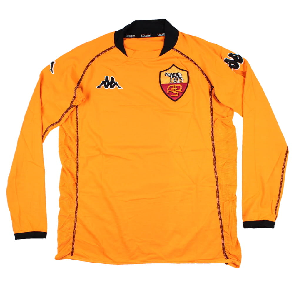 Roma 2002 03 Goalkeeper Long Sleeve Shirt L Excellent Classic Football Kit