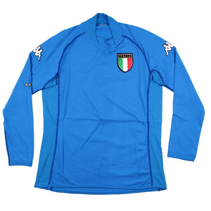 Italy 2002-2003 Home Long Sleeve Shirt (M) (Good) (Gattuso 8)_2