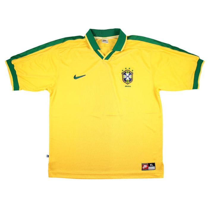 Brazil 1997-98 Home Shirt (XL) (Very Good)