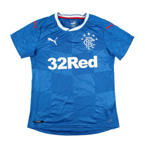 Rangers 2016-18 Women\'s Home Shirt (Ladies 12) (Excellent)_0