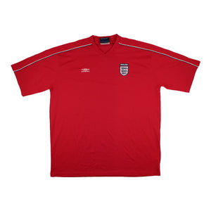 England 2000s Umbro Training Shirt (XXL) (Very Good) (Owen 10)_3