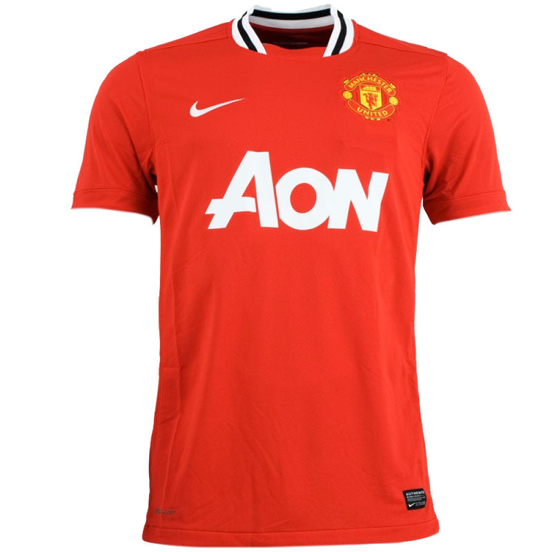 Manchester United 2011-12 Home Shirt (XL) (Lescott 6) (Excellent)_2